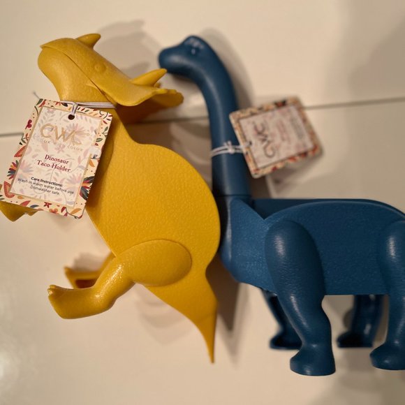 Taco Holders!  Dinosaur Taco Holders! So cute!  Set of TWO - ‎ NEW - Picture 2 of 15